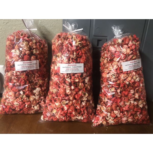 Cinnamon Popcorn 3 Bags - Free Shipping