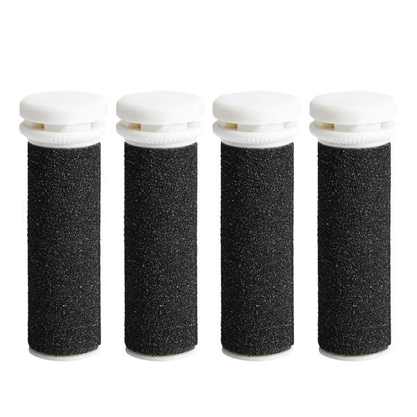 4 Pieces Foot Grinder Head, Electric Foot Grinder Accessories, Micro Replacement Rollers, Foot Grinding Replacement Rollers, Dead Skin Pedicure Machine Foot Grinder Replacement Sand Head Grinding Head