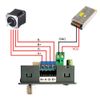Hopbucan -SMC02 Driver Controller Integrated Board Forward/Reverse Pulse Speed Angle ControlModule for 42 57Motor