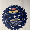 Irwin 24035 Weldtec 7-1/4" x 24 Carbide Tooth Circular Saw Blade