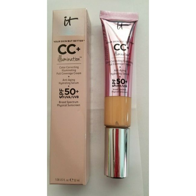 IT Cosmetics Your Skin But Better CC+ Cream SPF 50+ Full Size 1.08 oz MEDIUM