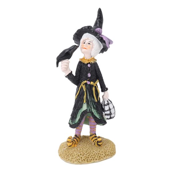 Aladeno Halloween Figuren Hexe Deko Statues Dekoration Harz Figuren Statue Dekoration Desktop Wohnzimmer Büro Ornamente Skulptur Geschenk Dekofigur Halloween Garten Deko Outdoor & Indoor