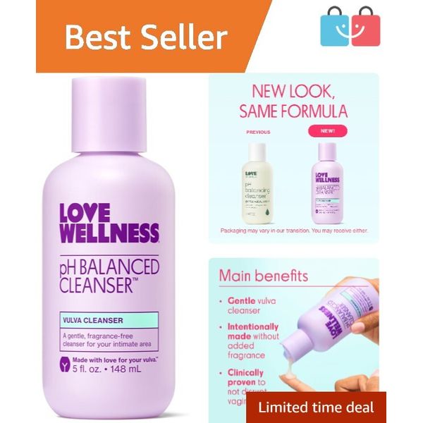5 Fl Oz pH Balanced Vaginal Cleanser - Non-Irritating Formula for Sensitive Skin