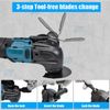 Cordless Oscillating MultiTool 4.0° Oscillation Angle W Blade Paper 21V Battery