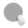 Grey Pebbles Mirrored Pebble Pattern PC Office Computer Round Mouse Mat Pad Desk Mousemat Mousepad