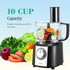 600W Kitchen Food Processor 10 Cup Food Chopper Blender Juicer Multifunctional
