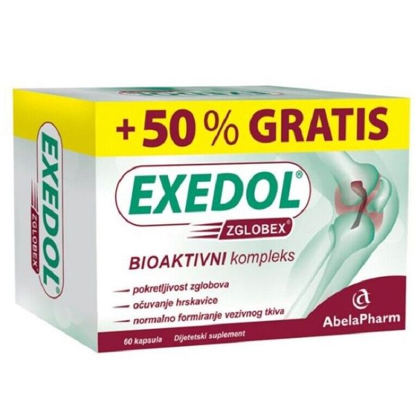 EXEDOL ZGLOBEX CAPSULES A60