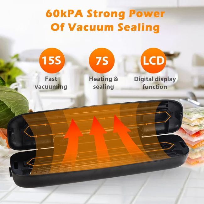 Vacuum Food Sealers kitchen Vacuum Sealer Machine Including 10pcs Bags Free  Household Food saver Vacuum Packing