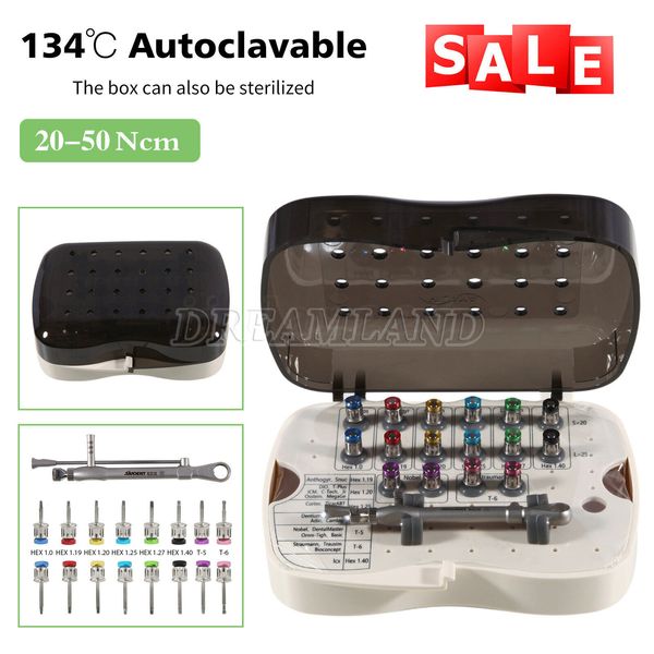 Universal Implant Prosthetic Kit Dental Torque Wrench Screwdriver Hand Driver