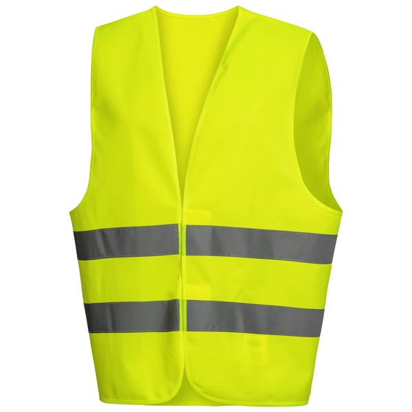 Nitras Unisex Motion Tex Viz Warnweste, Neongelb, XL