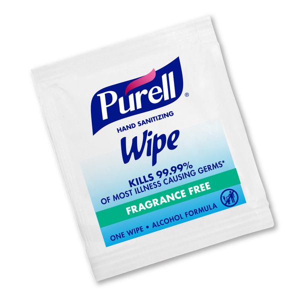 PURELL Hand Sanitizing Wipes Alcohol Formula, Fragrance Free, 1000 Individually Wrapped Hand Sanitizing Wipes Packets - 9021-1M