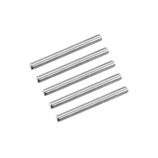 sourcing map Fully Threaded Rod M5 x 50mm 0.8mm Thread Pitch 304 Stainless Steel Right Hand Threaded Rods Bar Studs 5 Pack