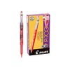 Pilot 38612 Gel Rollerball Pen, Fine Point, Red Ink/Barrel