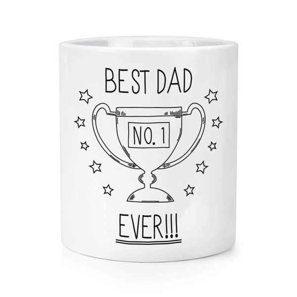 Best Dad Ever No.1 Makeup Brush Pencil Pot
