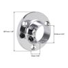 sourcing map Closet Wardrobe Rod Flange,16mm/0.63inch Dia, Socket Bracket Support Holder for Pipe 2Pcs