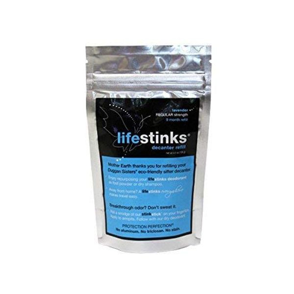 Duggan Sisters Lifestinks regular strength lavender deodorant refill 4.5 ounce