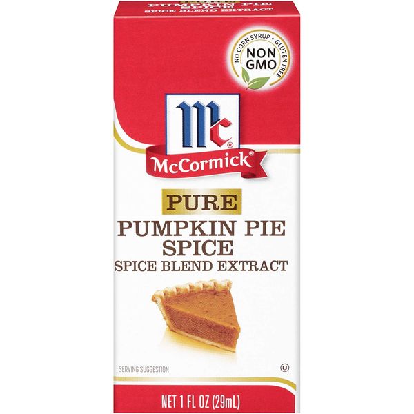 McCormick Pure Pumpkin Pie Spice Blend Extract 1oz Bottle (Pack of 3)