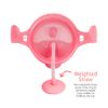 Munchkin Click Lock Trinkhalmbecher mit beschwertem Halm, Rosa, 207 ml