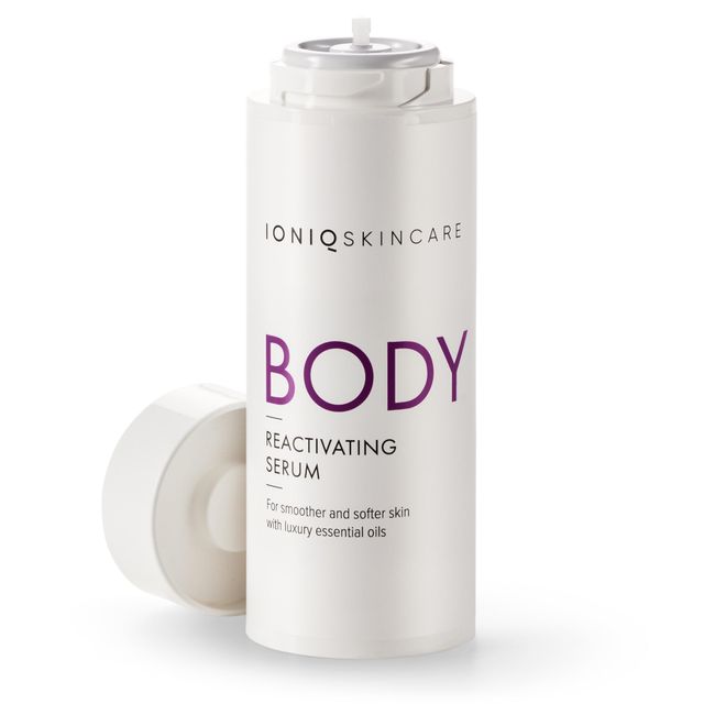 IONIQ Skincare BODY Serum Kartusche - Konzentrierte Premium-Bodylotion mit Jojobaöl, Macadamiaöl und Vitamin E - Innovative Pflegeroutine in 60 Sekunden - Hautpflege-System der Zukunft (1 x 100 ml)