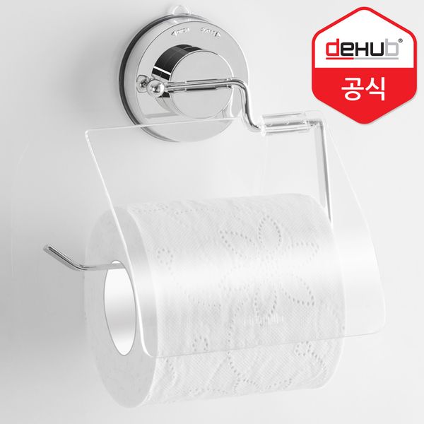 Dehub Rolled Stainless Steel Toilet Paper Holder Bathroom Waterproof Shelf Holder Toilet Case Bathroom Supplies Storage Organizer Suction