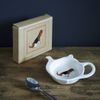 Sweet William Teabag Dish, Teapot Shape, Beagle