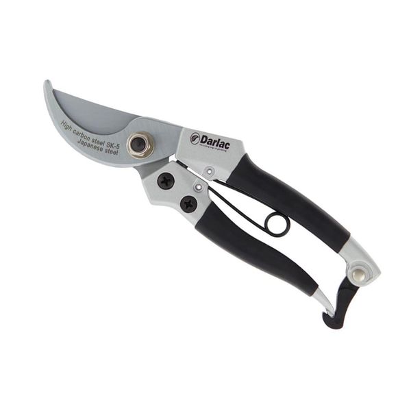 Darlac Compact Pruner - Razor-Sharp Bypass Pruners for General Pruning - 16mm - Lightweight Ideal for Fine Or Delicate Pruning and Small or Medium Hands - SK5 High Carbon Japanese Steel