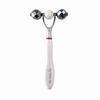 TE QUMALeSS Bear Less Teratite Face Roller with Silver Feeling White Tool Tip, Black, 3 Bags