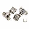 50 Pack 1-1/4" Overlay Soft Close Hinge Face Concealed Clip On Cabinet Hinges