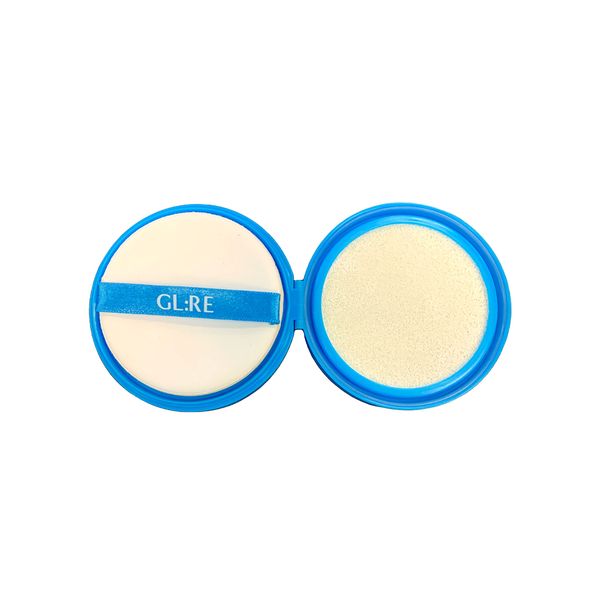 GL:RE Sun Cushion SPF 50+ PA++++ (25g), 24-Hour Protection, Non-Greasy & Cooling Effect, Waterproof, Safe for All Family Members, [Made in Korea] (Sun Cushion Refill)