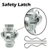 SAFBY 4pcs NPT Iron Air Hose Fitting, Universal Coupling, Chicago Fitting
