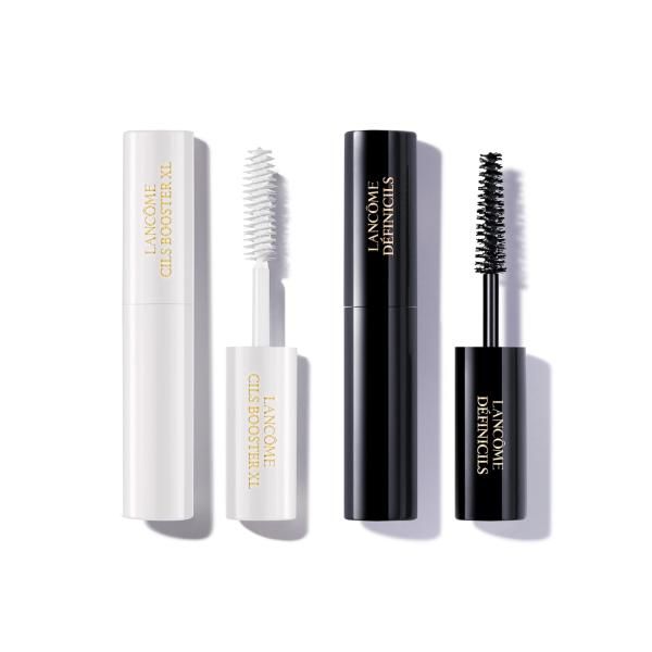 Lancome Sil Booster XL Amplifying Mascara Primer Definiciles High Definition Black Travel Makeup Set