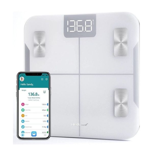 WeGuard Smart Scale for Body Weight and Fat, Digital Bathroom Scale Accurate to