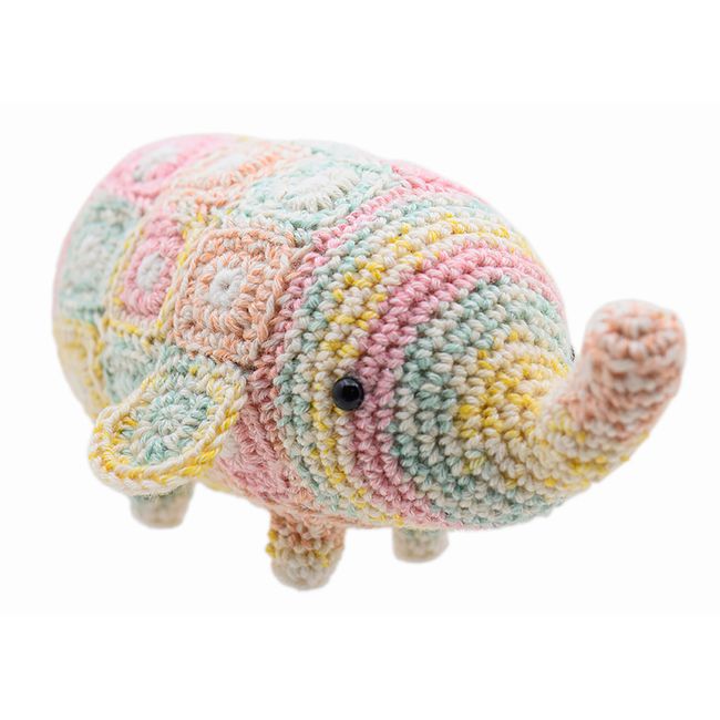 NASKA HT-31 Amigurumi Kit, Elephant Kurt (Knife Mailer) Design, Elta Design (Hoko Takeda)