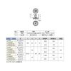 Sugatsune Industry TG-20WT Lamp Mark, Thin Adjuster, TG Type