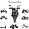 Cuhubyup Motorcycle Handguards 7/8" 22mm Universal Hand Guards Black