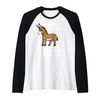 Baby Donkey Funny Baby Mule Raglan Baseball Tee