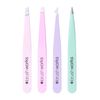Brushworks HD 4 Piece Combination Tweezer Set - Pastels