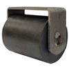 3" Sliding Gate Rubber Guide Roller Steel Mounting Bracket w/ Bearing Weldable