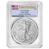 2025 (W) $1 American Silver Eagle PCGS MS69 FS Flag Label