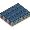 Silver Cup SC-12-ELECTRICBLUE Chalk Dozen Box, Electric Blue