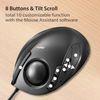 Elecom M-DT2URBK Scroll Wheel for PC/Mac 4 Way