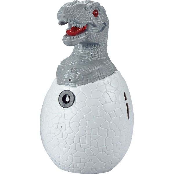 Dinosaur Bubble Machine Gray UN-0274GY Package Size: 7.4 x 4.7 x 4.1 inches (18.8 x 12 x 10.6 cm)