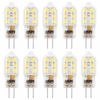 10X G4 T3 Bi-Pin Base Light for Outdoor Landscape Path Deck Step Paver Lighting