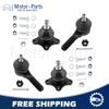4pcs Front Lower Ball Joints & Outer Tie Rods Fit for Mitsubishi Mighty Max
