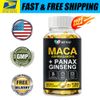 Organic Maca Root Capsules | 120 Caps | Peruvian Maca Extract for Men & Women