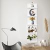5 Tier Wall Shelf Unit,Vertical Column Shelf Floating Storage Home Decor Organiz