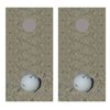 Golf Ball On Sand Cornhole Board Decal Wraps (Non Laminated)