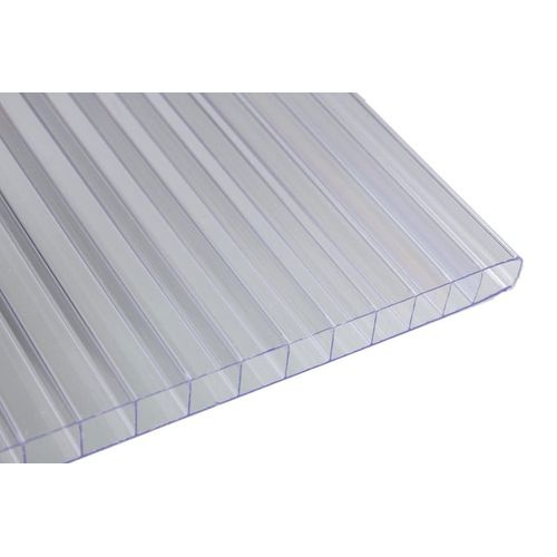 Falken Design Clear Polycarbonate Lexan Sheet - 12" x 12" x 1/16" – Durable, Impact-Resistant & UV-Protected Plastic Panel Perfect for Window Repairs, Greenhouses, DIY Projects, Outdoor Covers