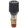 Control Devices 1/4" Brass Variable Pressure Relief Valve 0-100 psi Adjustable 