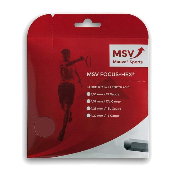 MSV Focus Hex 12m String Set Black